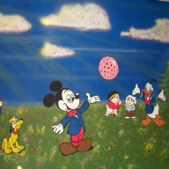 Mickey Maus im Kinderzimmer